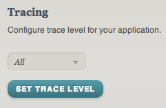 Configure Trace level