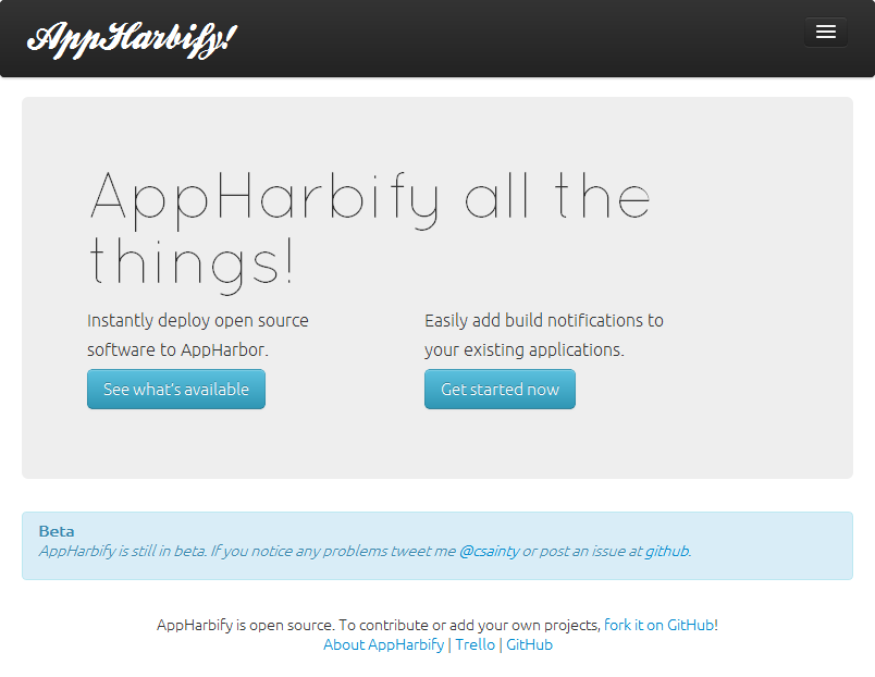 AppHarbify screenshot